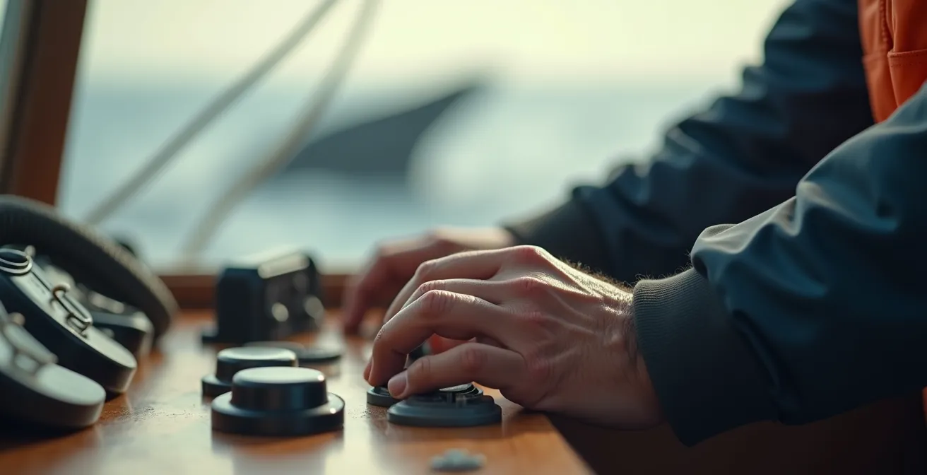 Bateau d'observation touristique moteur éteint à distance respectueuse d'une baleine à La Réunion